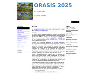 Accéder au site de la conférence