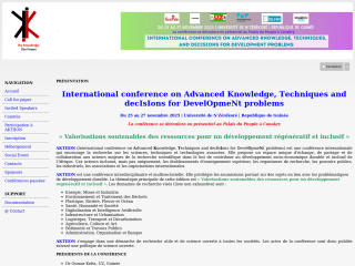 Accéder au site de la conférence