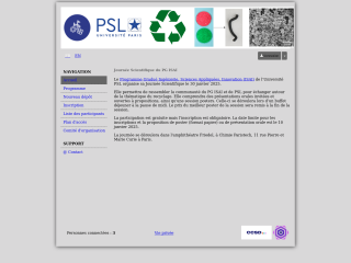 Accéder au site de la conférence