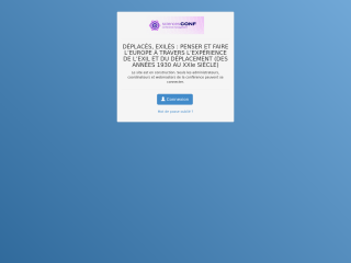 Accéder au site de la conférence