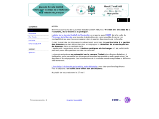 Accéder au site de la conférence