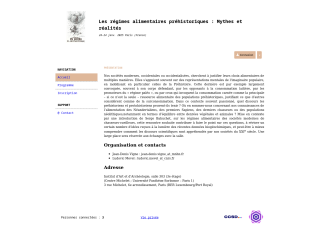 Accéder au site de la conférence