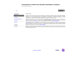 Accéder au site de la conférence