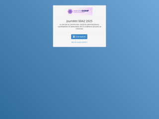 Accéder au site de la conférence