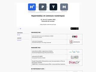 Accéder au site de la conférence