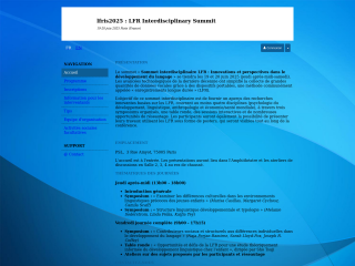 Accéder au site de la conférence