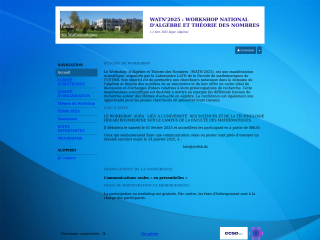 Accéder au site de la conférence