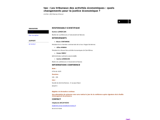 Accéder au site de la conférence