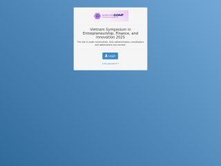 Accéder au site de la conférence