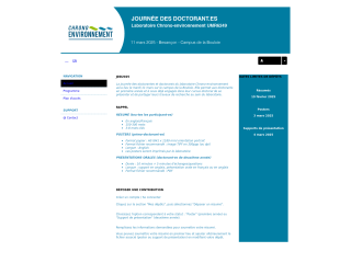 Accéder au site de la conférence
