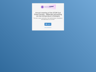 Accéder au site de la conférence