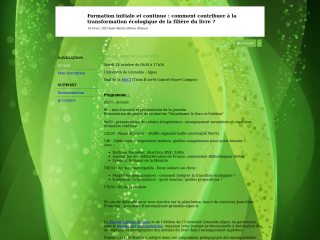Accéder au site de la conférence