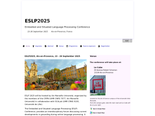 Accéder au site de la conférence