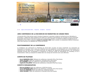 Accéder au site de la conférence