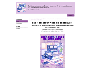 Accéder au site de la conférence
