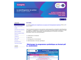 Accéder au site de la conférence