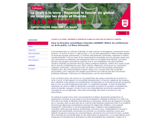 Accéder au site de la conférence