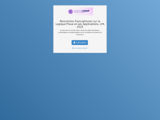 Accéder au site de la conférence