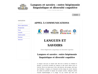 Accéder au site de la conférence