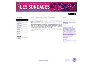 Accéder au site de la conférence