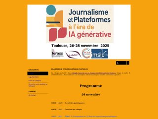 Accéder au site de la conférence