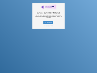 Accéder au site de la conférence