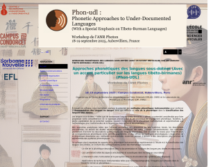 Accéder au site de la conférence