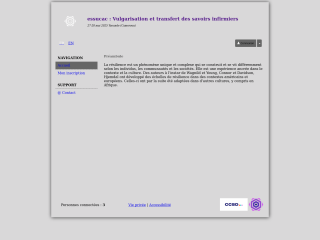 Accéder au site de la conférence