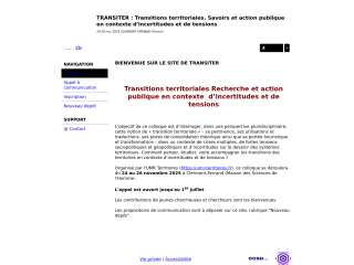 Accéder au site de la conférence