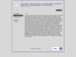 Accéder au site de la conférence