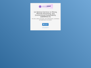 Accéder au site de la conférence