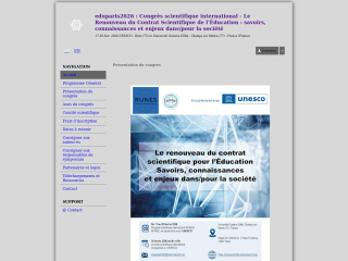 Accéder au site de la conférence