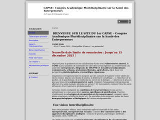 Accéder au site de la conférence