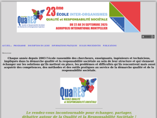 Accéder au site de la conférence