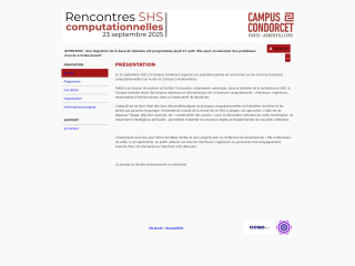 Accéder au site de la conférence