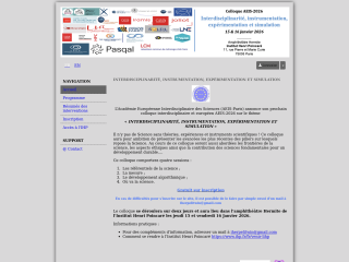 Accéder au site de la conférence