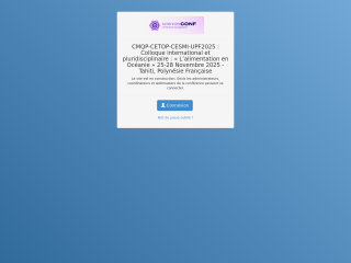 Accéder au site de la conférence