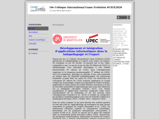 Accéder au site de la conférence