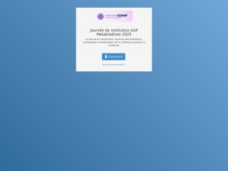 Accéder au site de la conférence