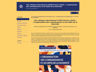 Accéder au site de la conférence