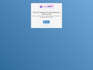 Accéder au site de la conférence