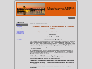 Accéder au site de la conférence