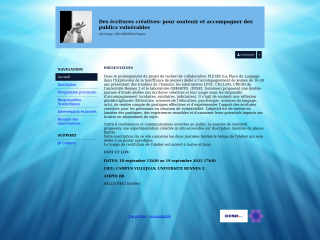 Accéder au site de la conférence