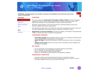 Accéder au site de la conférence