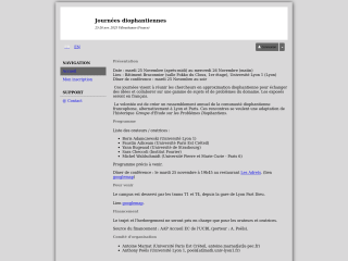 Accéder au site de la conférence