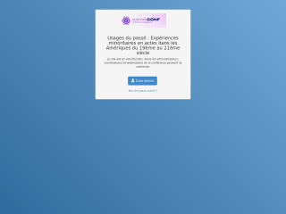 Accéder au site de la conférence