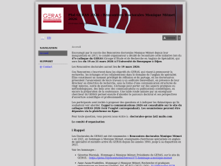 Accéder au site de la conférence