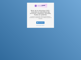 Accéder au site de la conférence