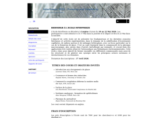 Accéder au site de la conférence