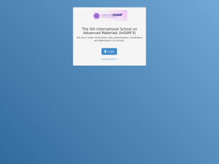 Accéder au site de la conférence